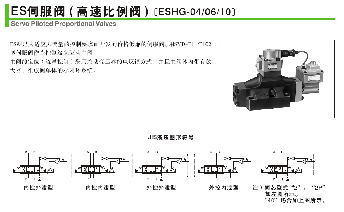 yuken日本油研 供應es伺服閥(高速比例閥)大流量控制 價格低廉
