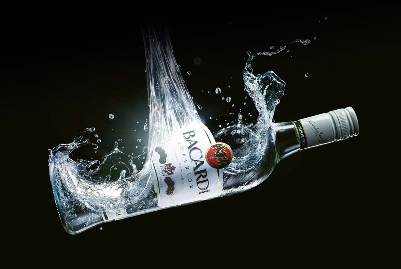 进口洋酒bacardi8yo百加得8年陈酿黑朗姆酒