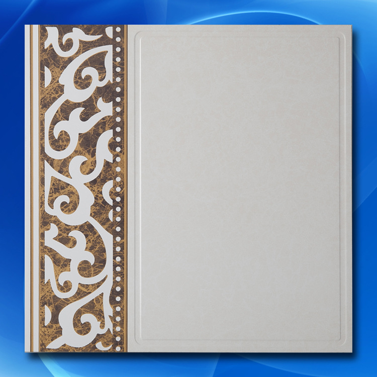 集成吊顶铝扣板300*300 客厅二级吊顶材料 罗马贵族边线 高边批发