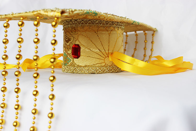 汉朝唐龙帽 汉代皇帝帽 演出配饰 古装配件帽子道具