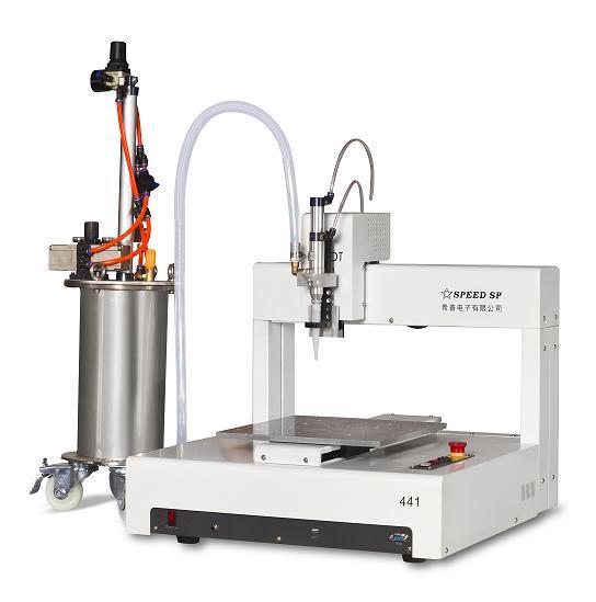 生产批发大胶量压力桶自动点胶机 sp-441深圳滴胶机