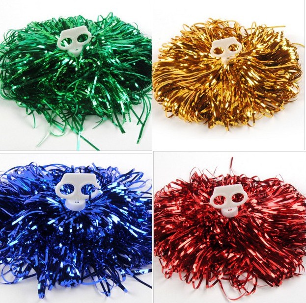 厂家直销 啦啦球 啦啦队拉拉球 手摇花拉拉队 花球彩球 直柄100g