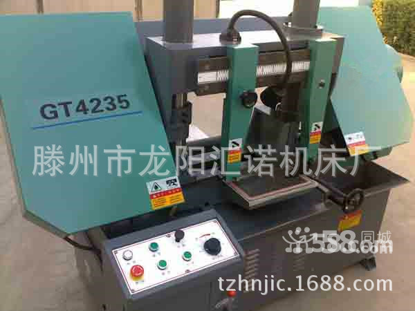 专业销售小型锯床 龙门式带锯床 GT4235金属带锯床  售后一年