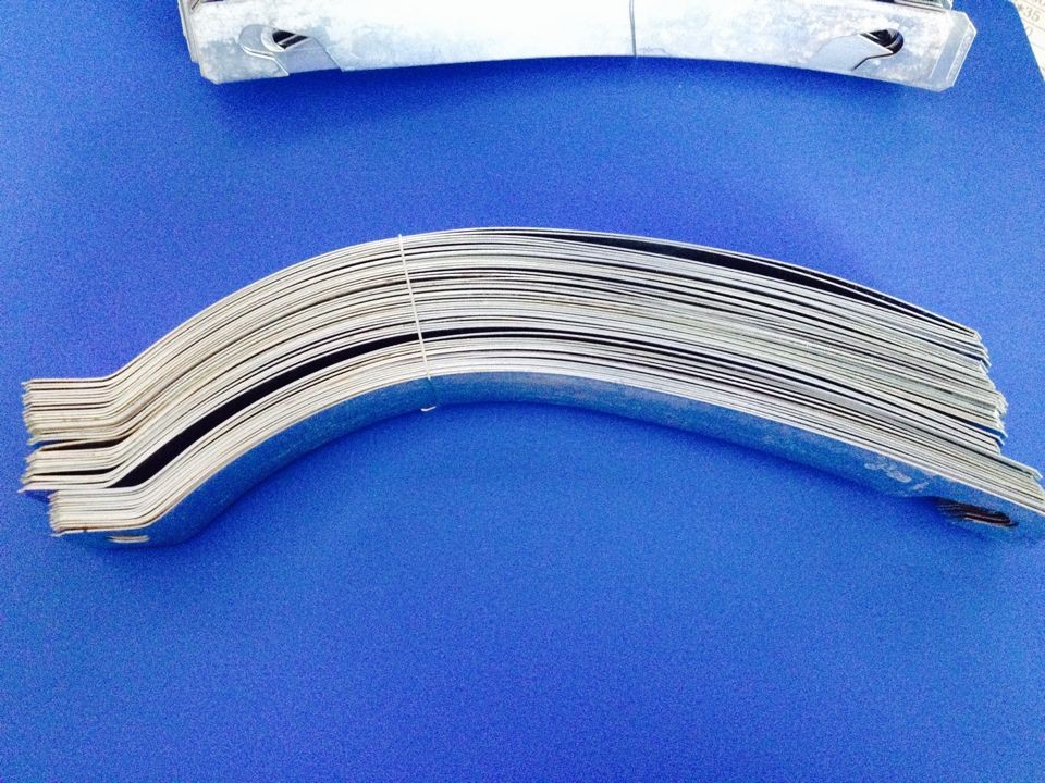 供应m60 弹簧卡片 片弹簧 镀锌 一套50只