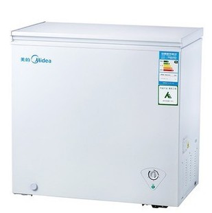 midea/美的 bd/bc-151kmj 家用顶开卧式迷你小冰柜 冷冻柜