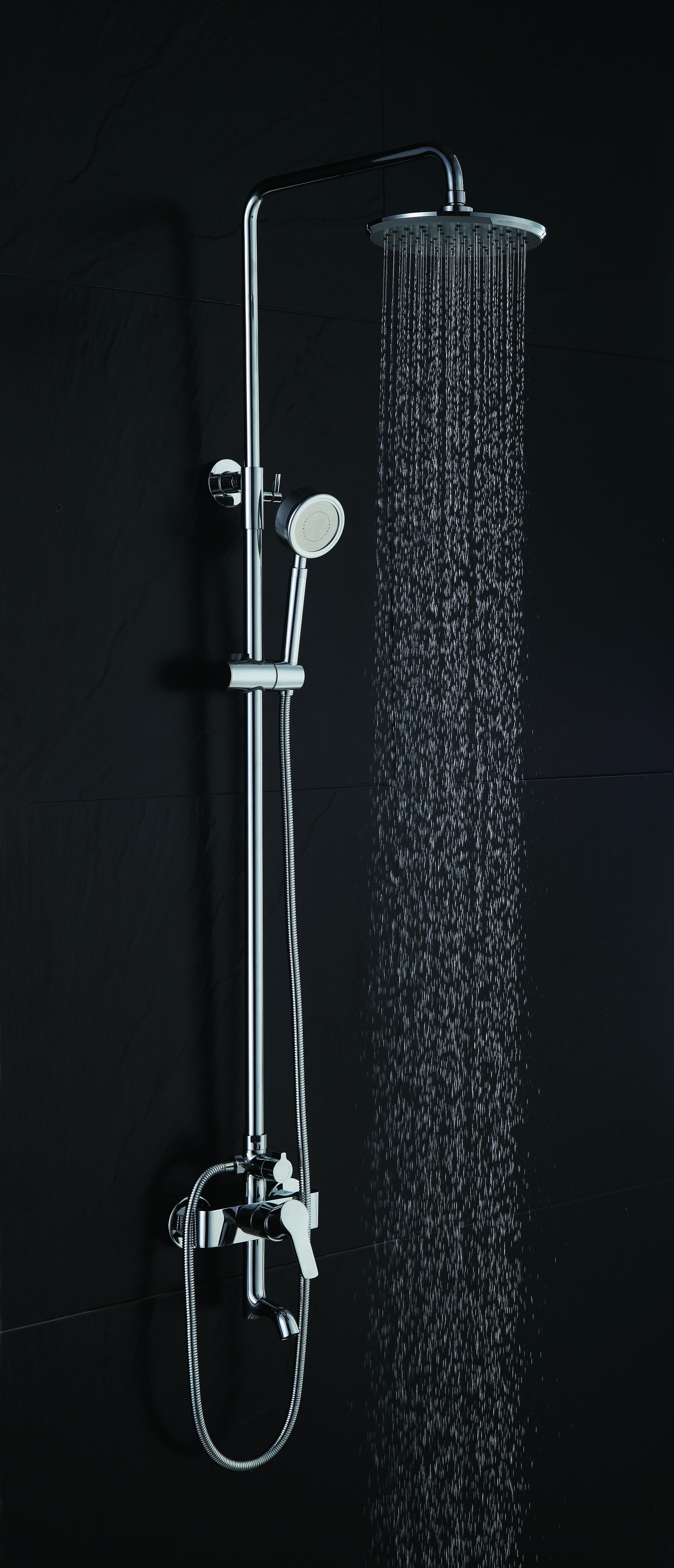 全铜淋浴花洒 厂家批发 水暖五金 工程款式 雨淋器 增压洗澡用器