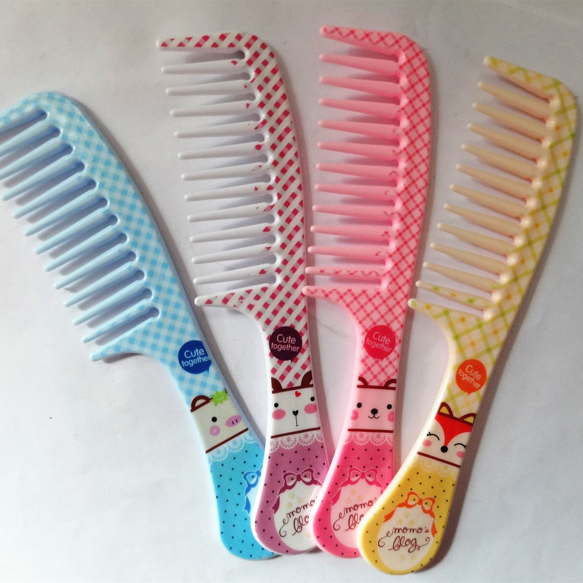 1156系列大齿梳 塑料梳子 直梳 平梳 彩色梳子 厂家直销