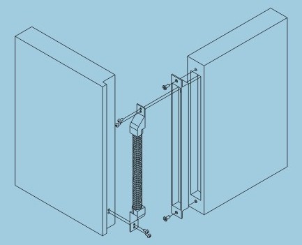 暗装过线器安装图
