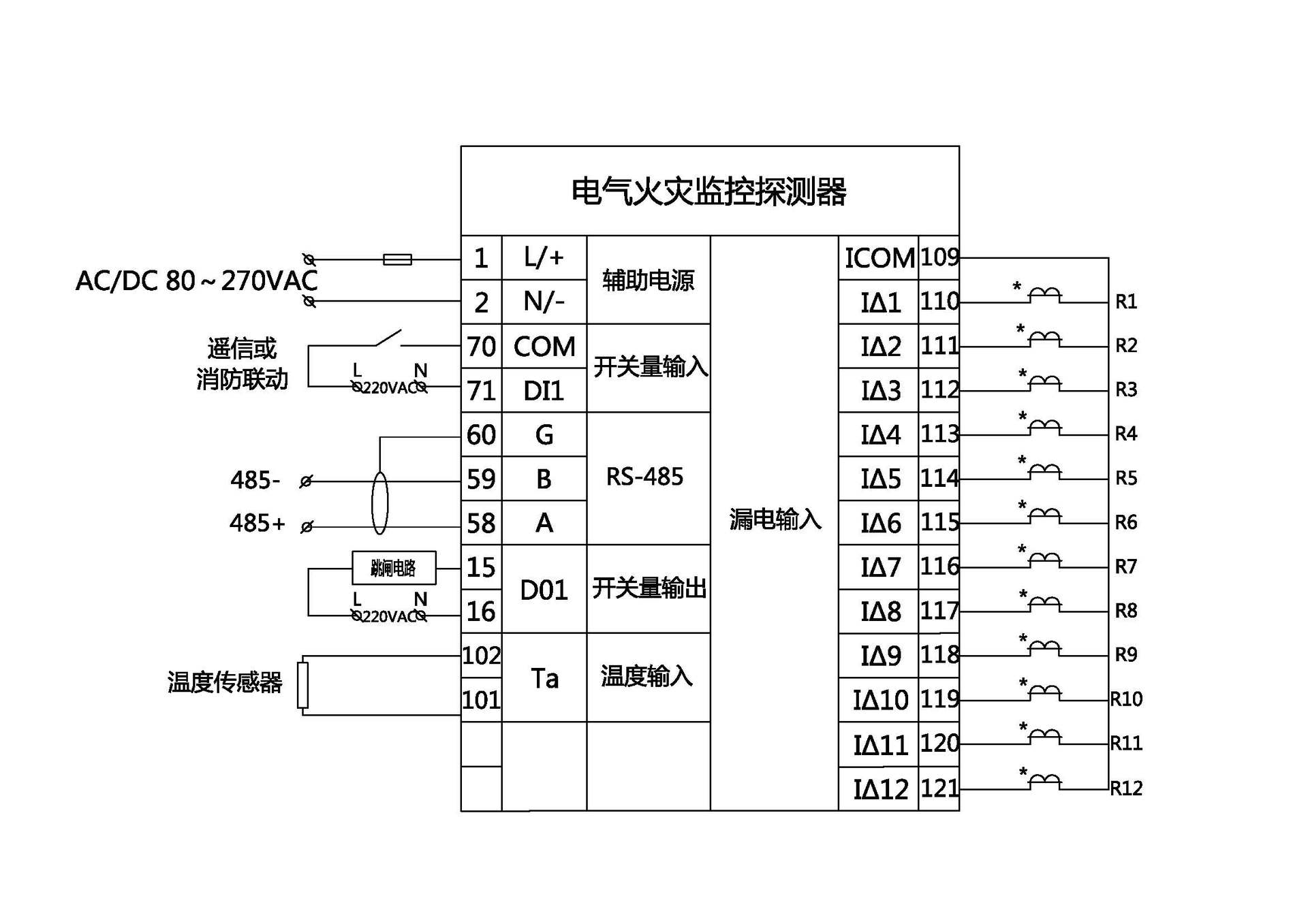 芯曄電子底價銷售wefpt250zri電氣火災監控