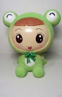 56001-小草莓女孩a diy广州市 石膏像白坯娃娃公仔批发