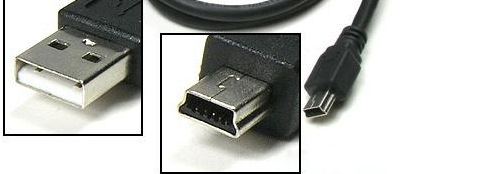 usb-mini 线 mp3 数据线 5p t梯口 凸形 转接线 音响充电线