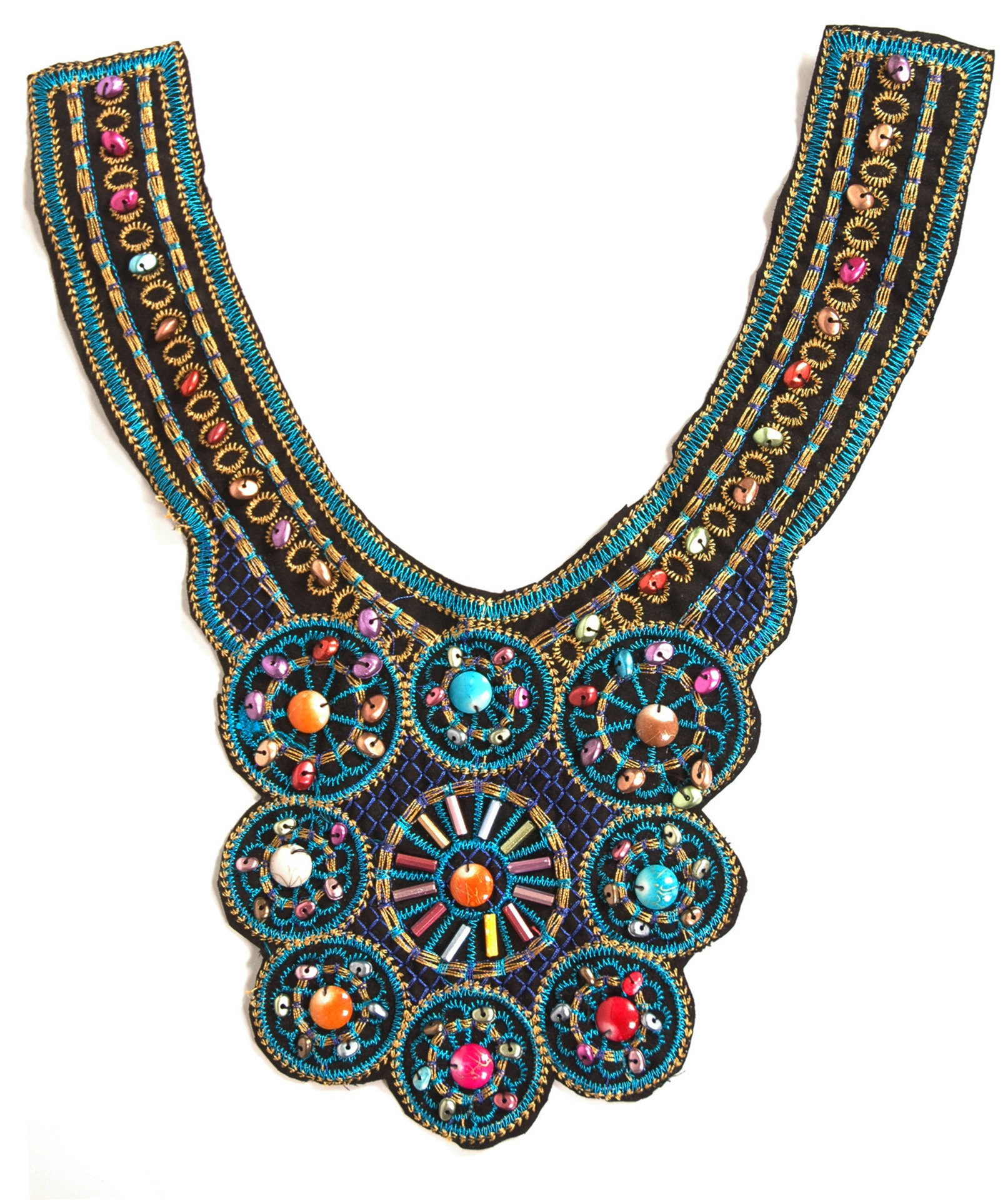 复古名族风流行饰品 异域风情珍珠钻衣领假领子 项链服装配饰