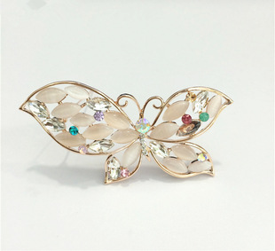 时尚ol新款 不对称翅膀蝴蝶型胸针 精美合金女式胸针批发