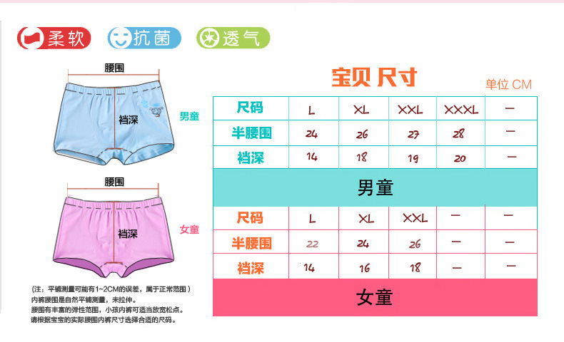 厂家直销 纯棉新款卡通儿童内裤批发 可爱男童女童莫代尔平角内裤
