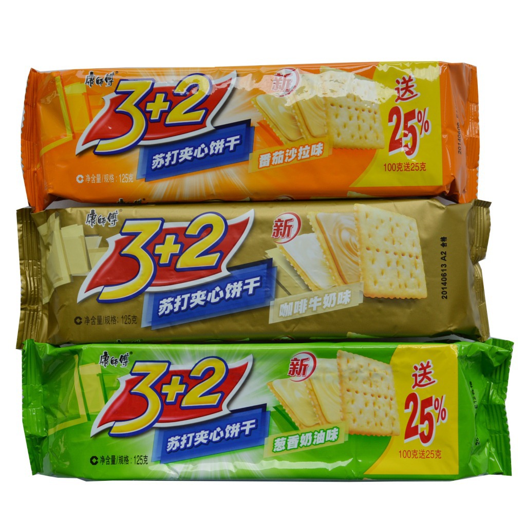 康师傅 125g3 2苏打夹心饼干