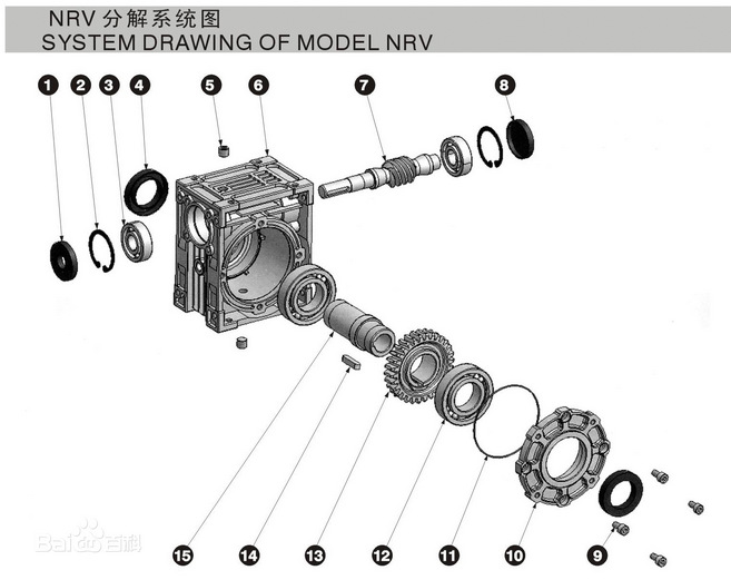 sew减速机拆解图图片