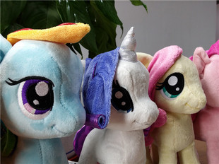 熱銷外貿玩具 my little pony 小馬寶莉 我的小馬駒公仔玩偶25cm