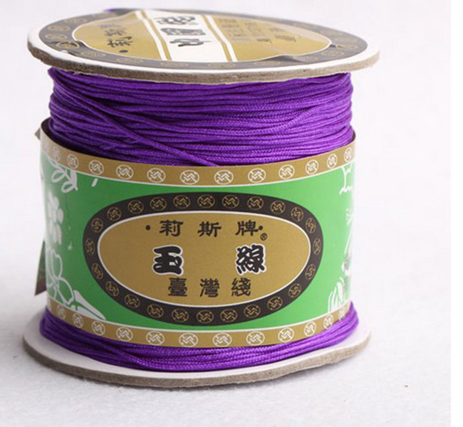 莉斯牌台湾玉线diy饰品配件红绳线72号玉线批发编织线绳长120米