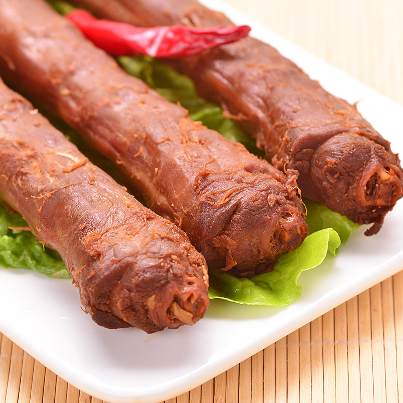 得香阁 香卤温州风味长鸭脖82g 休闲办公零食香辣味有嚼劲