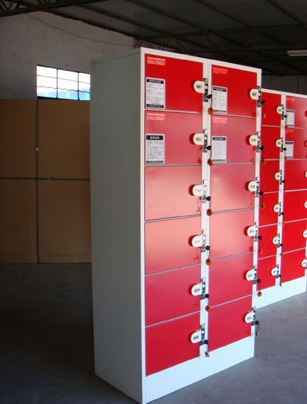 12门投币式寄存柜 超市存包柜 上海阿航办公家具
