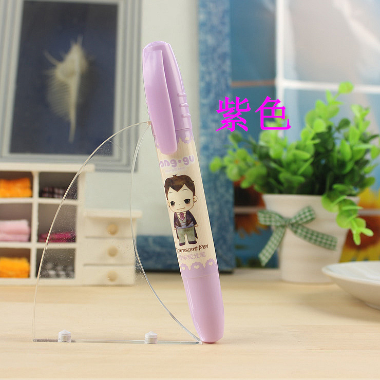 晨光文具冬己斜头荧光笔21006大容量标记笔6色 一级代理批发