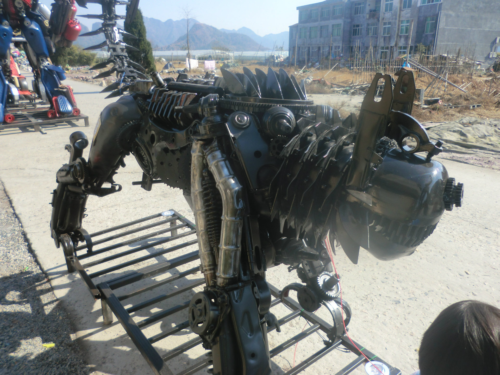 正雄钢雕 大比例机器人模型 出租 出售 展会活动策划