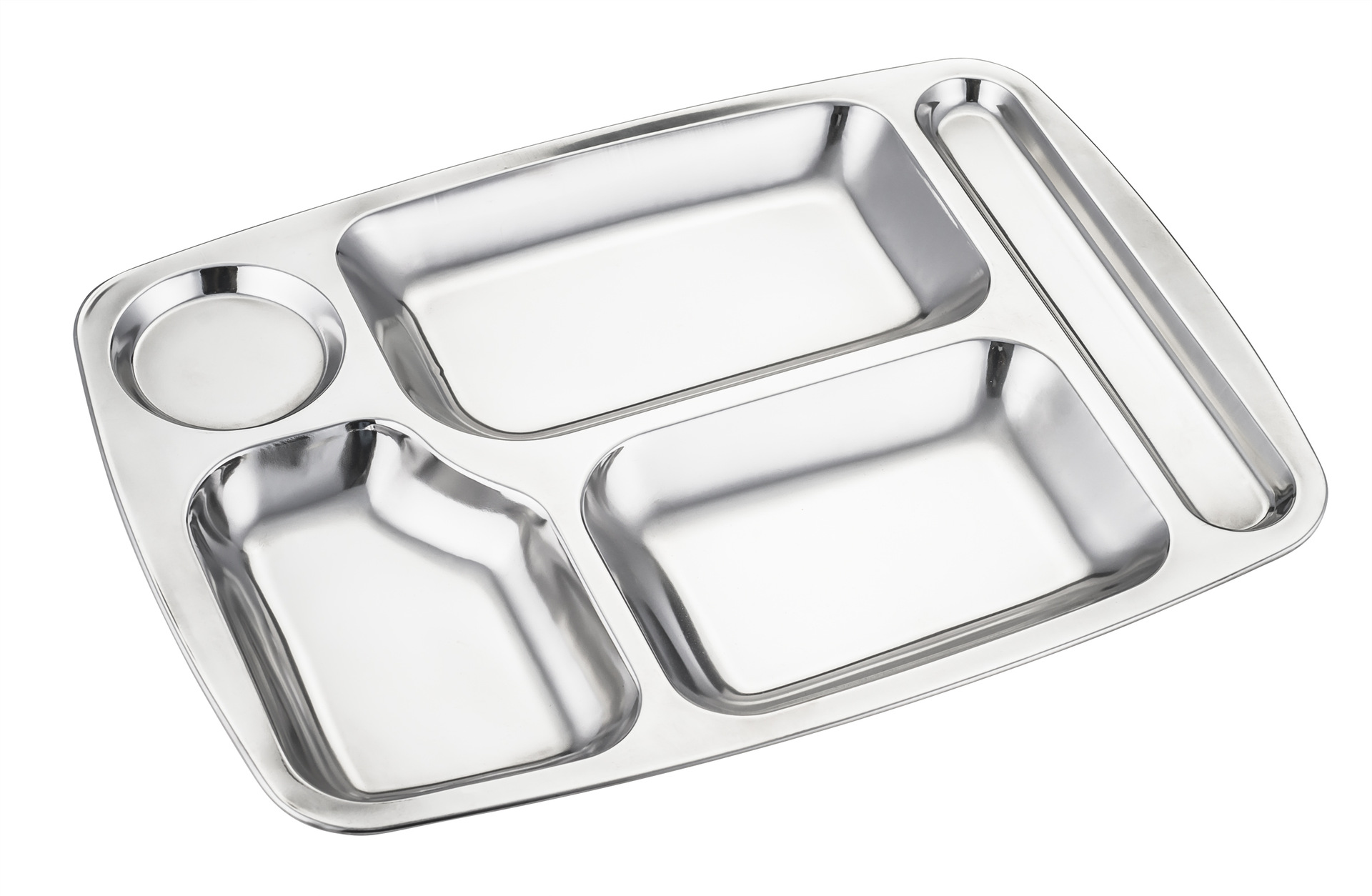 长期供应优质201不锈钢快餐盘.