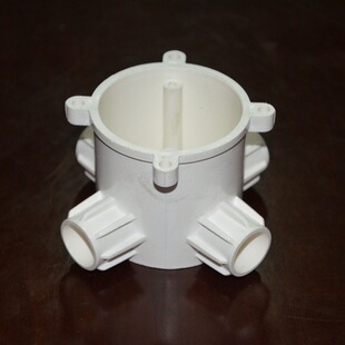 维斯顿 16mm pvc圆四通 pvc暗装圆四通 pvc线管配件