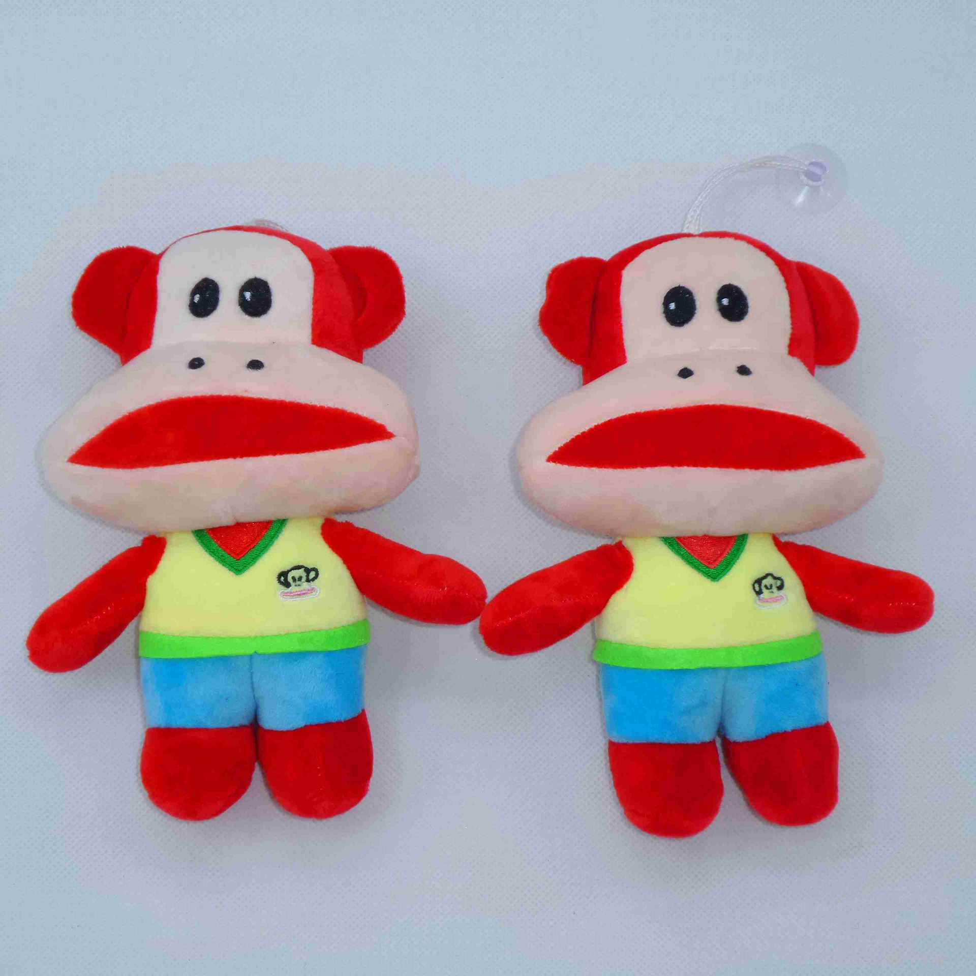 大嘴猴公仔娃娃 足球猴子毛绒玩具创意可爱卡通 动漫周边手办