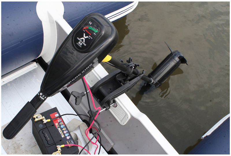 渔船挂桨机/船用电动螺旋桨/船尾推进器/冲锋舟船外机皮划艇挂机