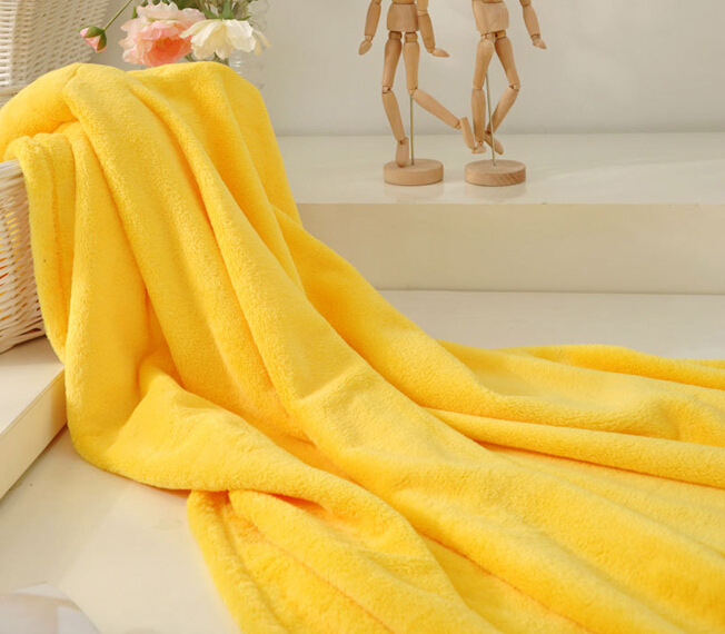 厂家直销纯棉毛巾被700克 1*1.5m 可绣字提logo染色