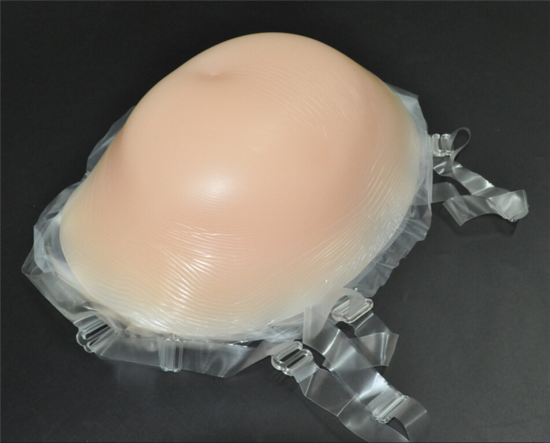 厂家oem新款硅胶假肚子2500g变装孕妇扮肥仔假肚皮表演道具假怀孕