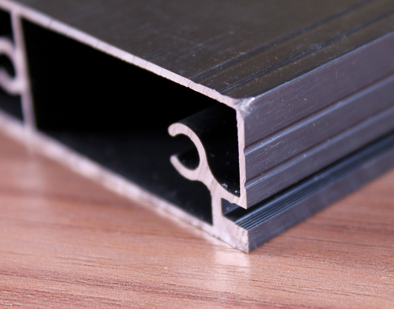 优质橱柜台面铝横梁 长方形截面铝合金垫条 佛山厂家生产批发