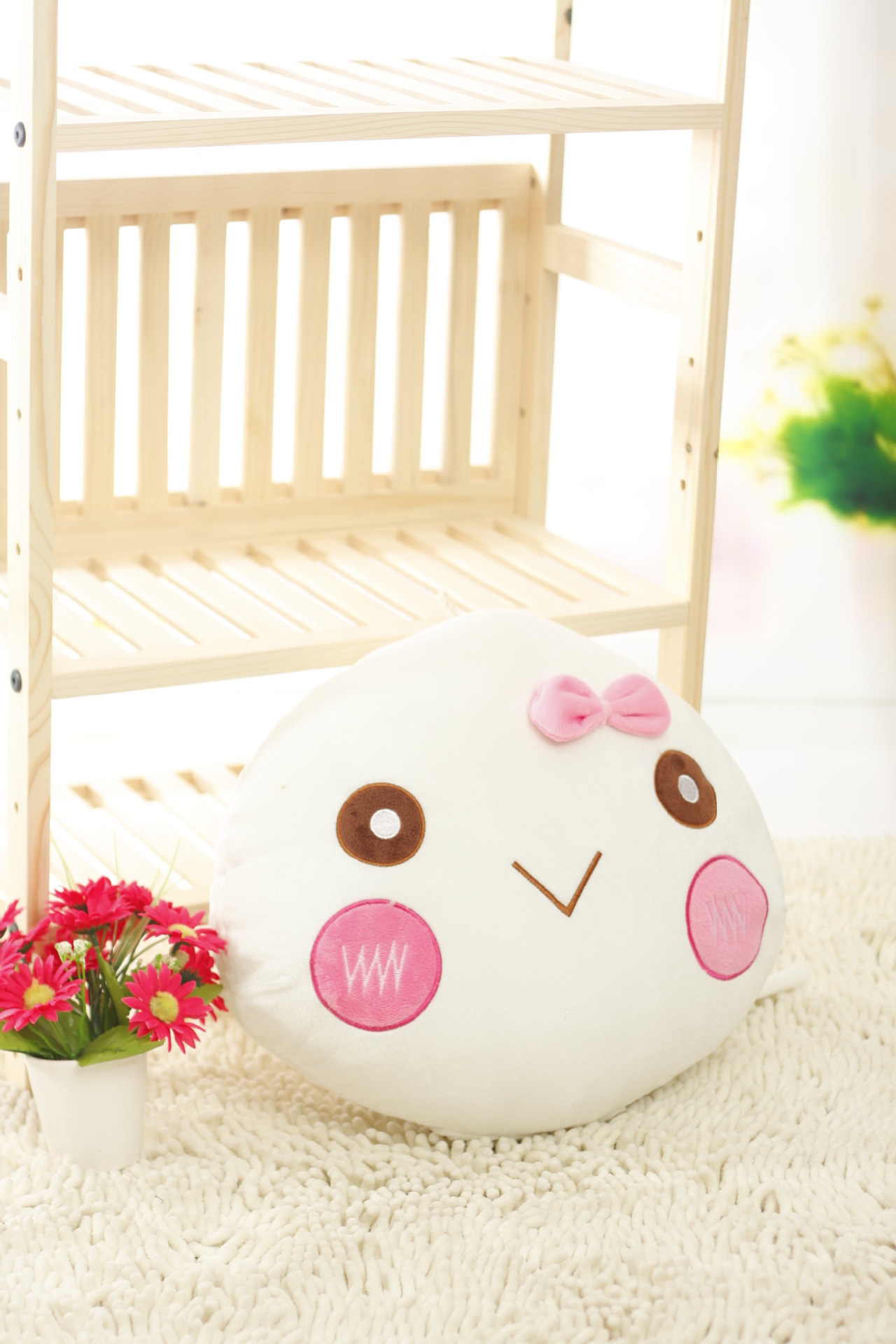 厂家直销 批发晴天娃娃靠垫卡通好心情大号抱枕晴天宝宝抱枕图片_23