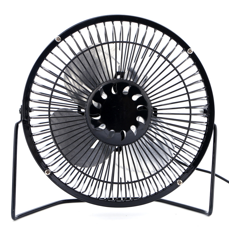 2015 个性 柯益 黑色普通圆形6寸usb电风扇 厂家直销