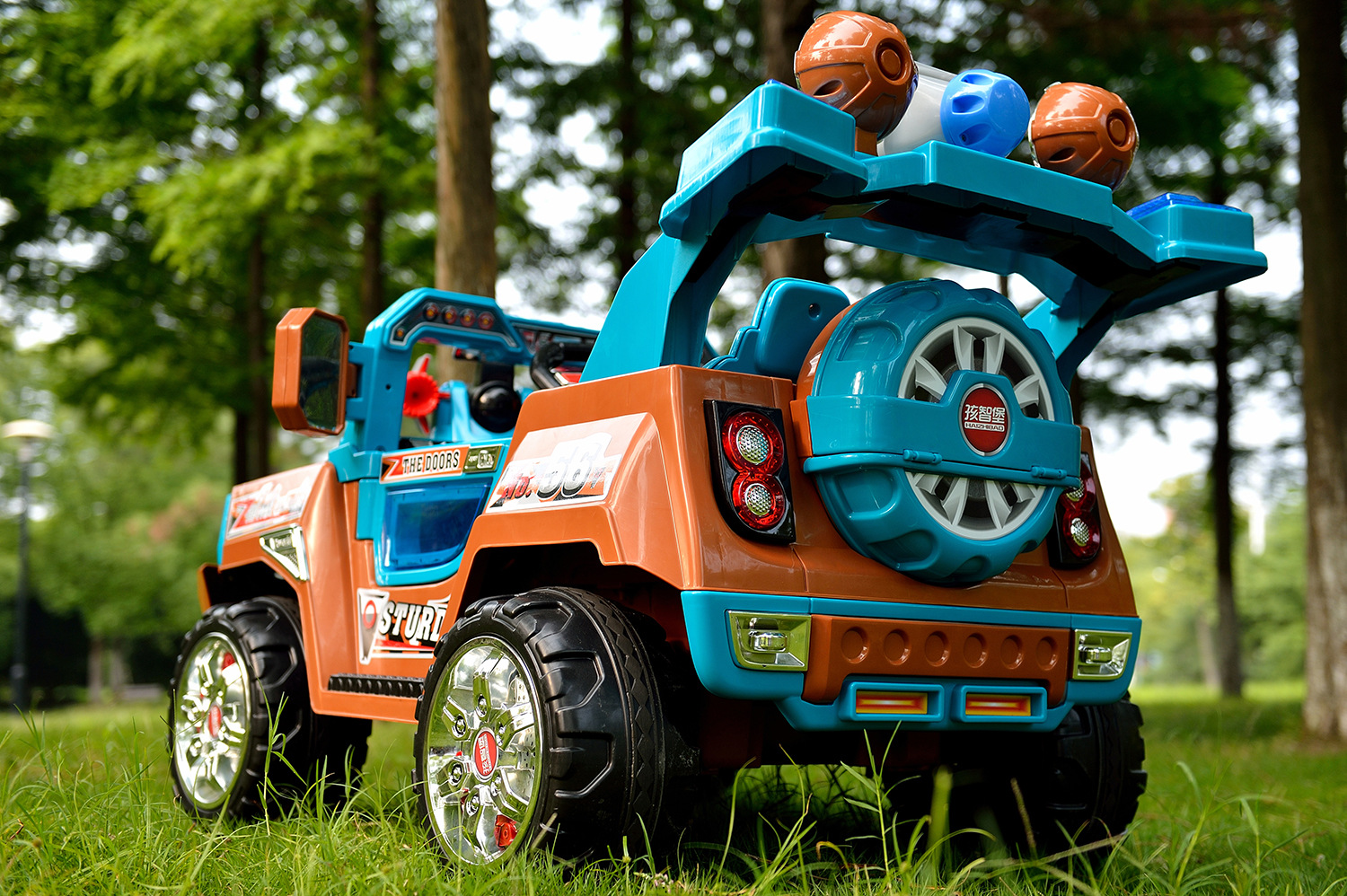 孩智堡越野儿童电动车 吉普电动童车 大型越野儿童遥控汽车