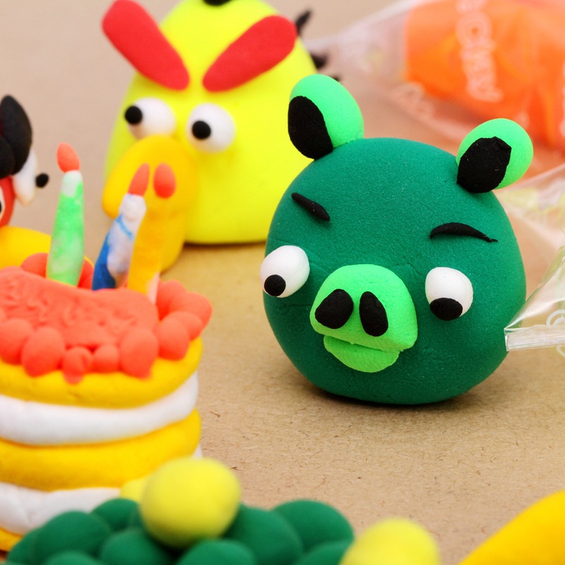 厂家批发超轻粘土 diy套装彩泥橡皮泥 太空泥韩派mf-1812直销