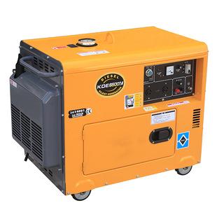 kama凯马kde6500t3n三相电启动静音5kw风冷柴油发电机组