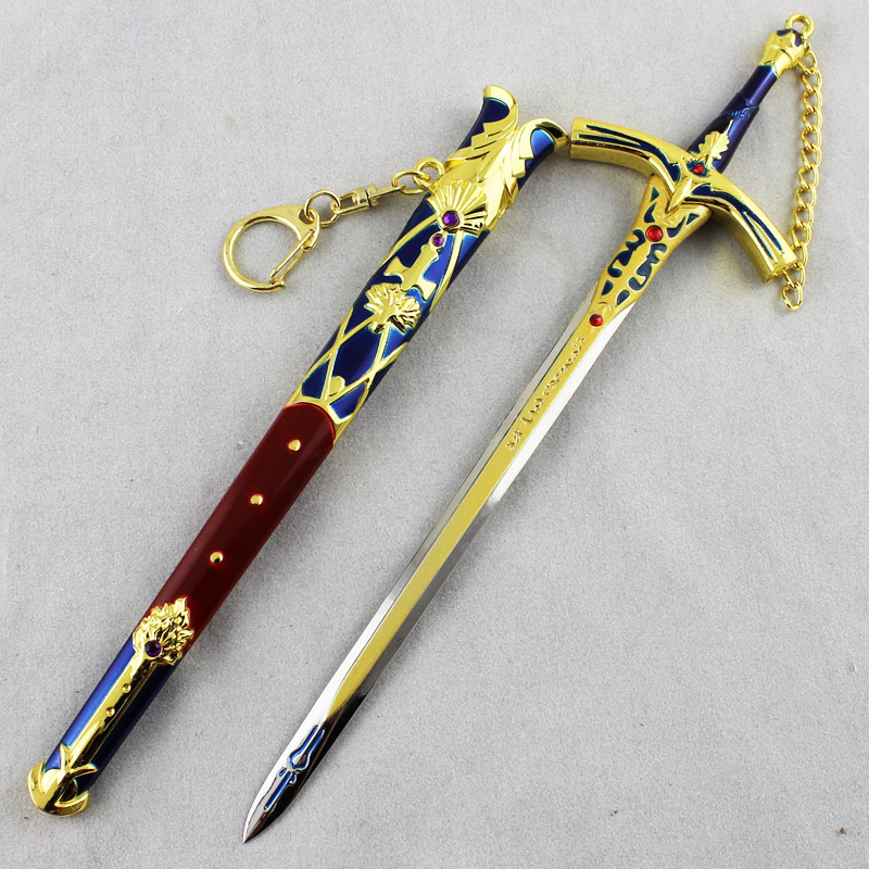 命运周边 fate 干将莫邪刀 17厘米动漫武器挂扣