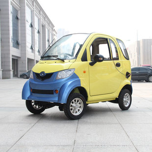 蒙德微电全封闭电动汽车四轮电动车电动助力车老年代步车