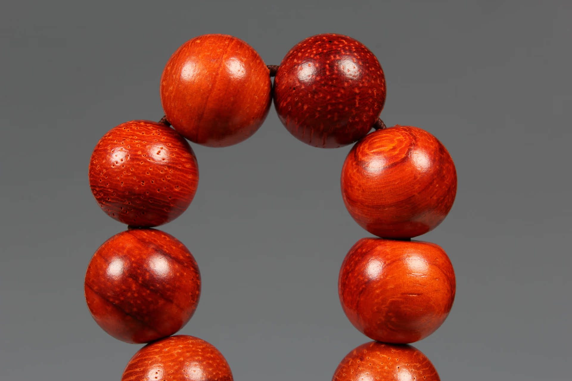 福建福州正品巴西红花梨佛珠念珠手串 男款手串女款情侣饰品 本命年