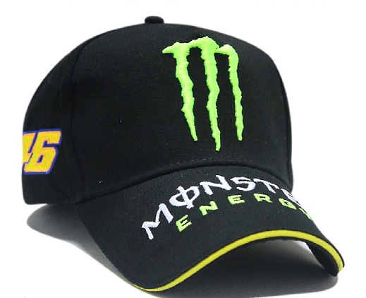 鬼爪帽子 monster鸭舌帽 小飞侠罗西46号帽 摩托车太阳帽f1赛车帽