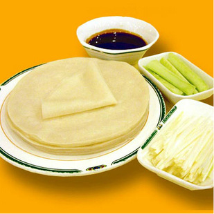 正宗便宜坊最新日期 老北京烤鸭饼荷叶饼食品70g