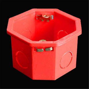 清成专业生产 彩色pvc电工管件 pvc八角盒 pvc接线盒