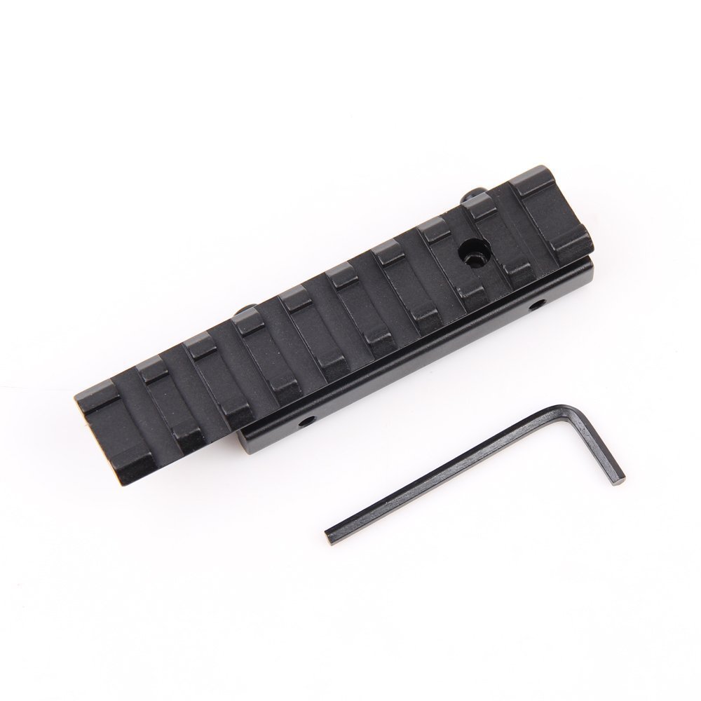 加长版7cm长窄变宽转换器 11mm转20mm转换导轨 燕尾转接皮轨