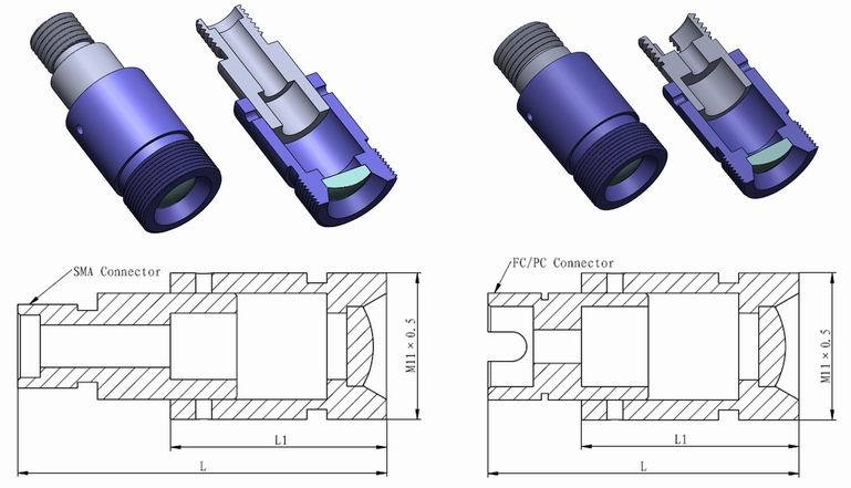 非球面镜光纤准直器