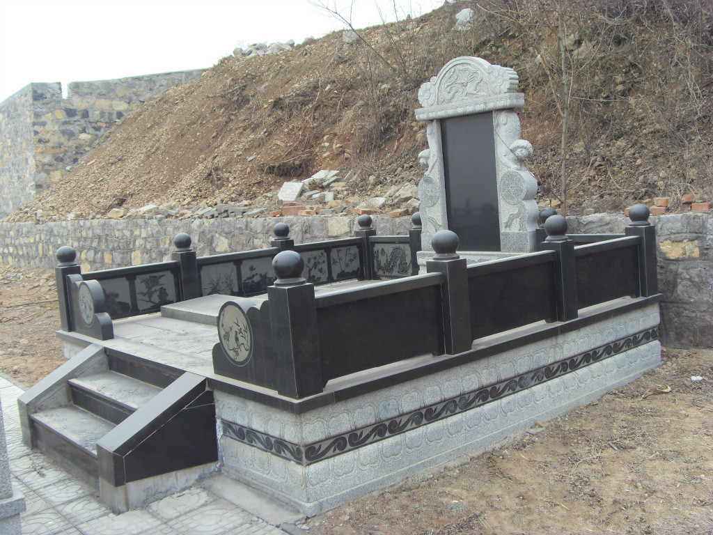 新款石雕大墓碑石碑高档石墓碑艺术园林家族墓墓碑摆件