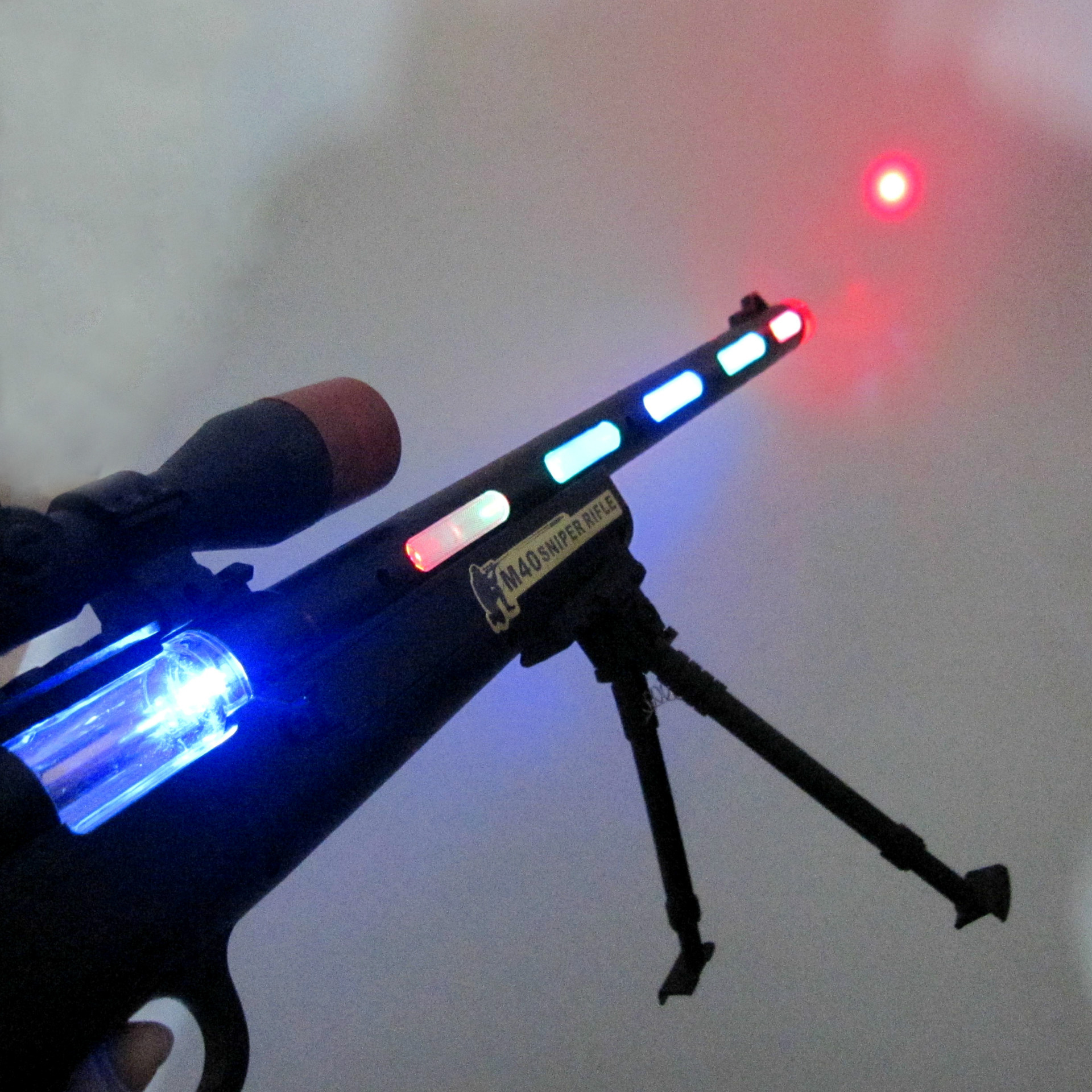 巴雷特狙击语音枪枪电动音乐闪光红外线玩具枪******模型儿童******