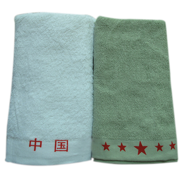 热销07毛巾配发武白毛巾部队纯棉吸汗正品军训洗脸面巾厂家批发