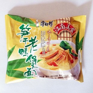 康师傅笋干老鸭煲方便面袋装102g1*24泡面零食整箱批发一件代发